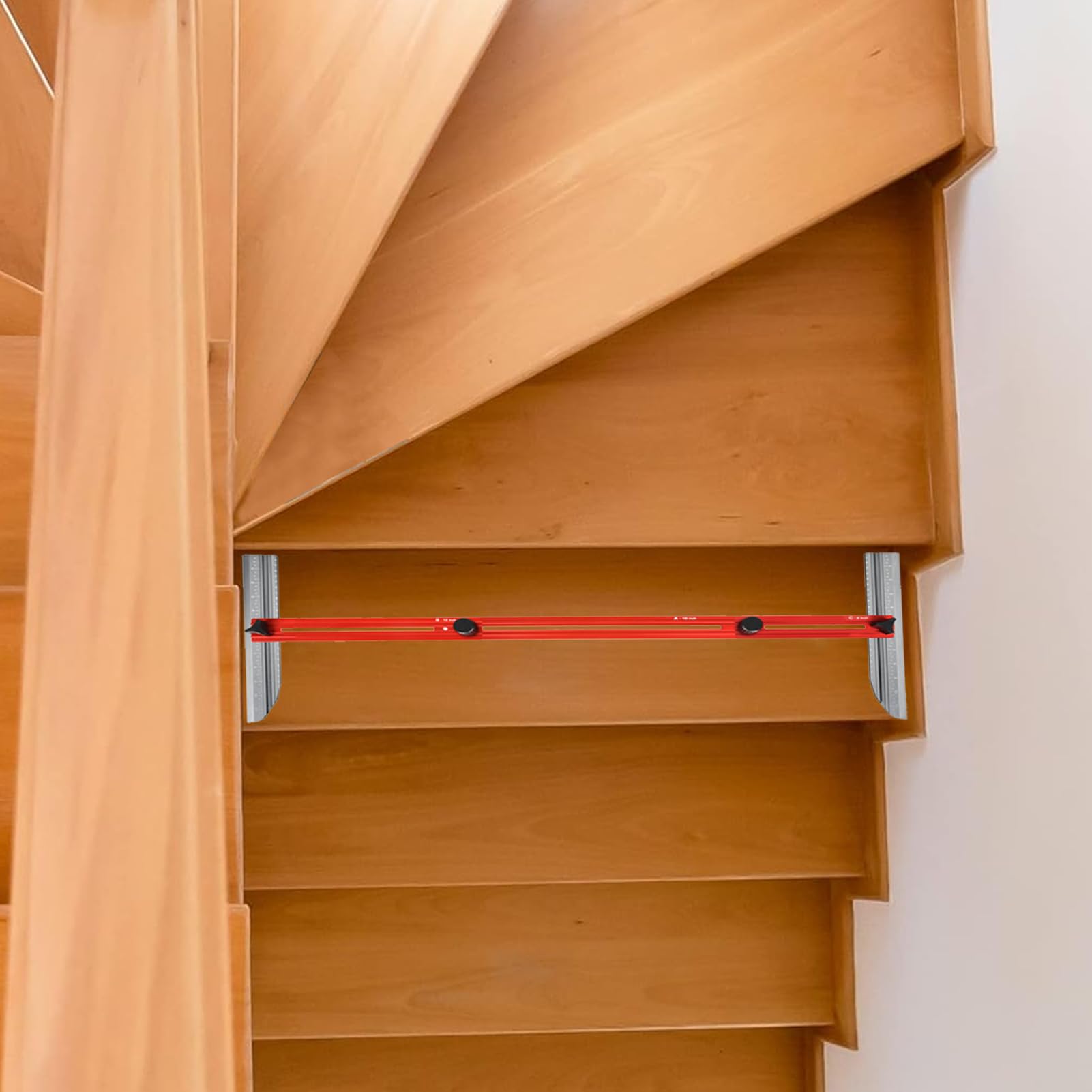 Outil de mesure de jauge d'escalier, outil de mesure d'escalier et de | Outil de mesure de modèle d'escalier robuste pour étagère de dispos
