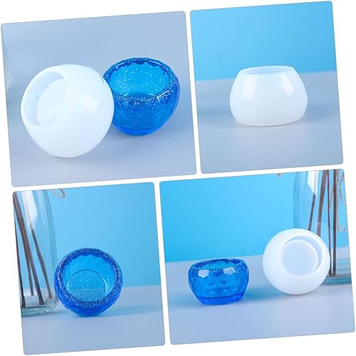 Miniatura 2 de Molde de cuenco en forma de diamante único, 2 piezas, material antiadherente para amantes de las manualidades