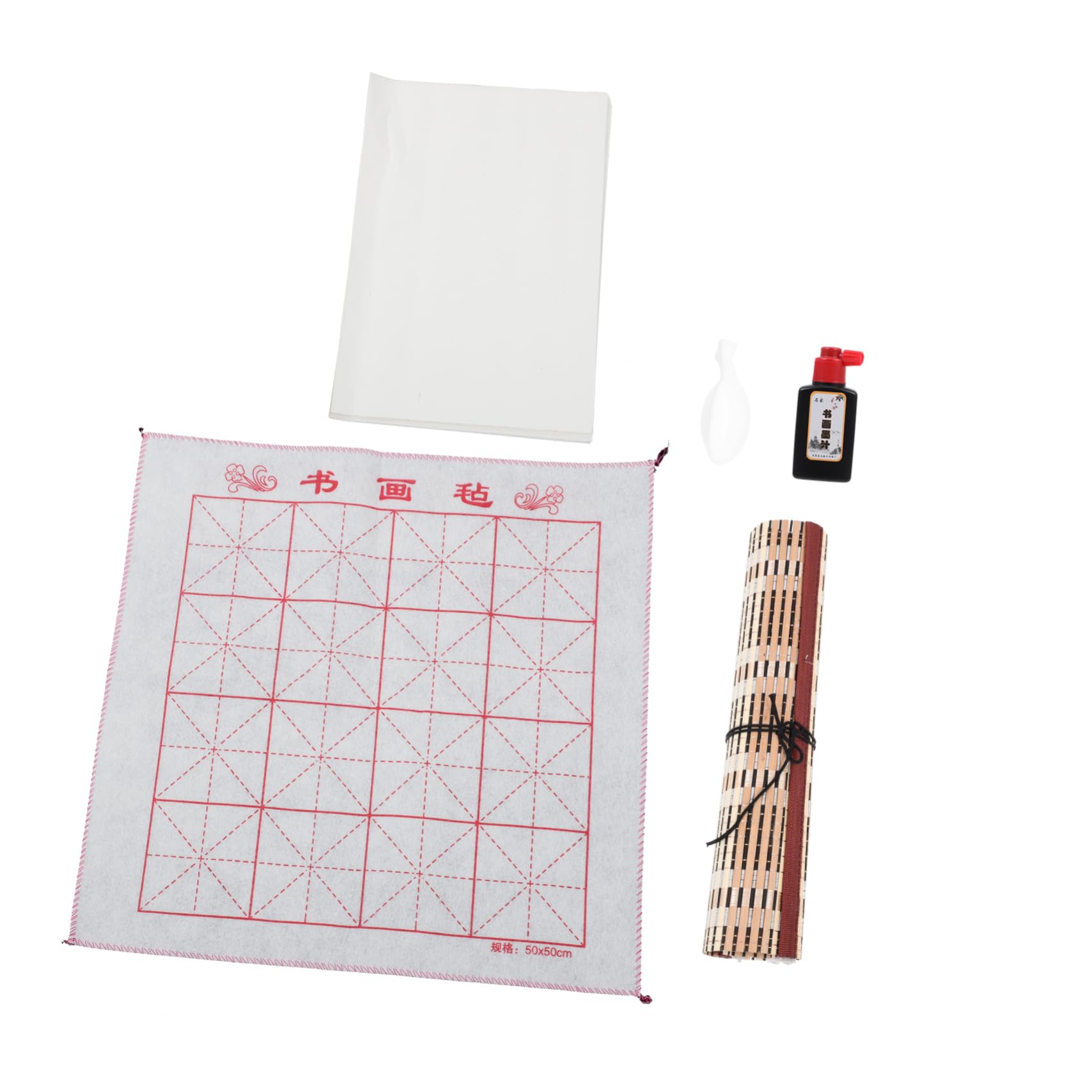 Pinceau à Dessin pour Calligraphie, Lot de 1 Set de Set, Rond en Bois