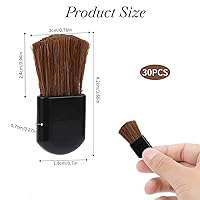 Vista 5 de Juego de 30 brochas de maquillaje desechables para cosméticos, cepillo portátil para polvo suelto, base, rubor, herramienta de belleza para mezclar