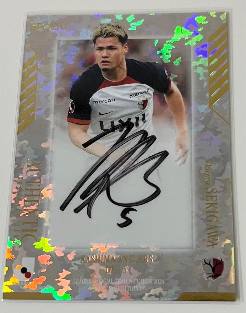 2025 鹿島アントラーズ 直筆サインカード 関川郁万 2025 鹿島アントラーズ 直筆サインカード 関川郁万 2025 鹿島