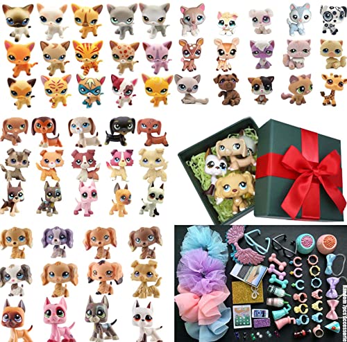 ï¼ˆShip from usï¼‰ PPToys lps Box Set, (lps Pets Random 5pcs and lps Accessories Random 7pcs ) lps Shorthair Cat lps Collie lps Great Dane lps Dachshund lps HuskyKids Gift