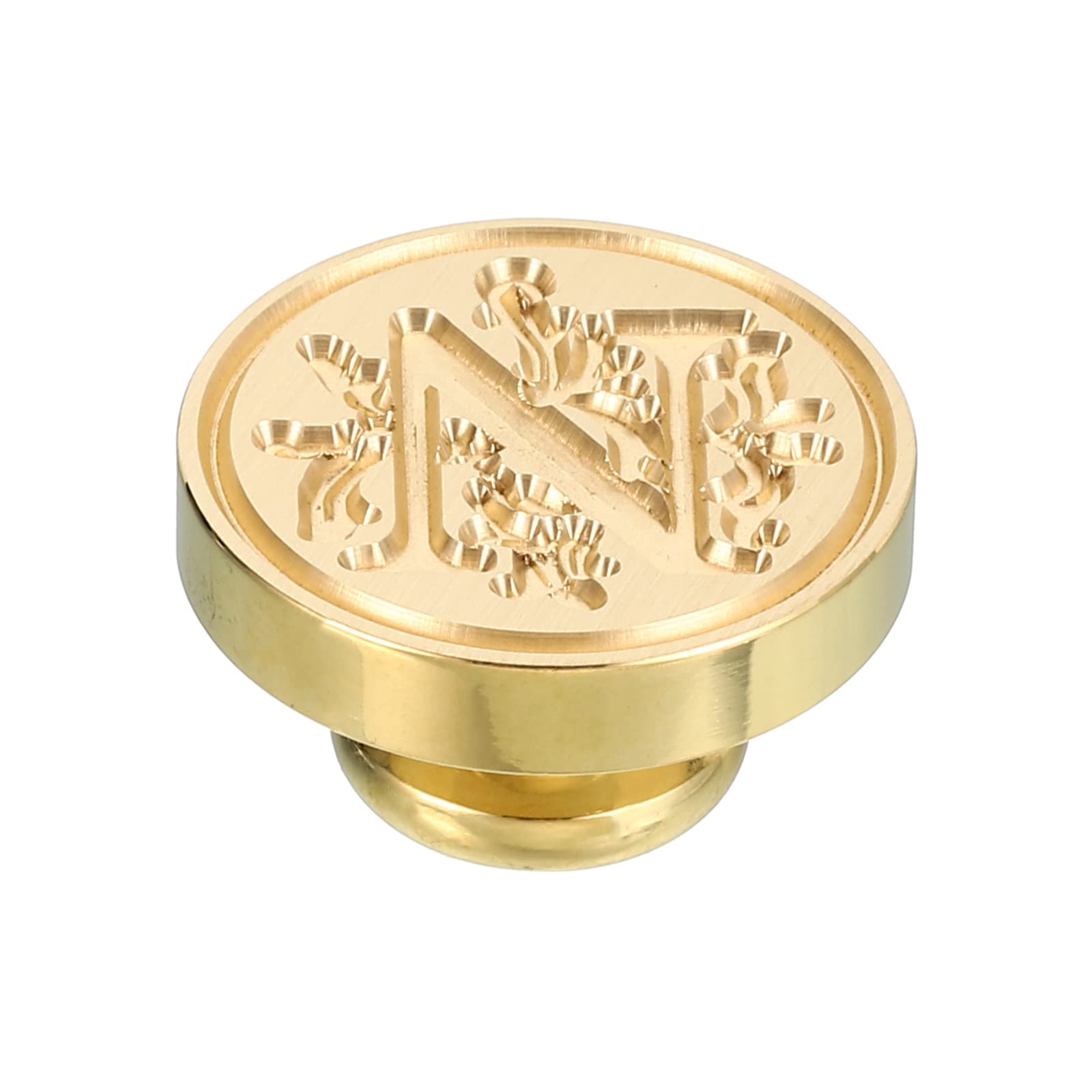 PATIKIL Alphabet N Wax Seal Stamp, Initial Letter Sealing Wax Stamp Classic Retro Brass Head for Envelope Invitation Cards - Image 3
