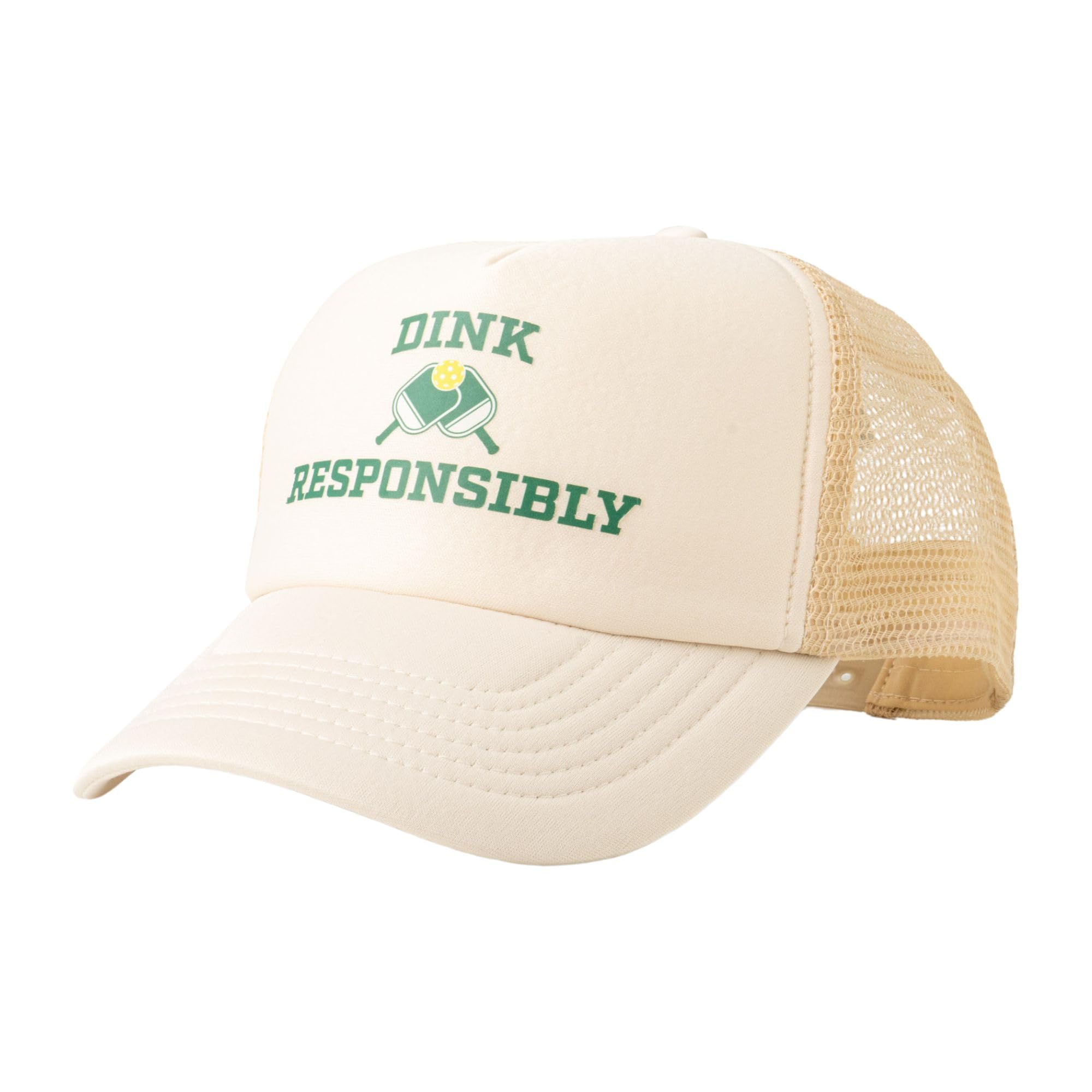 PACIFIC BRIM Women's and Men's Adjustable Cap Mesh Side Panels Trucker Hat
