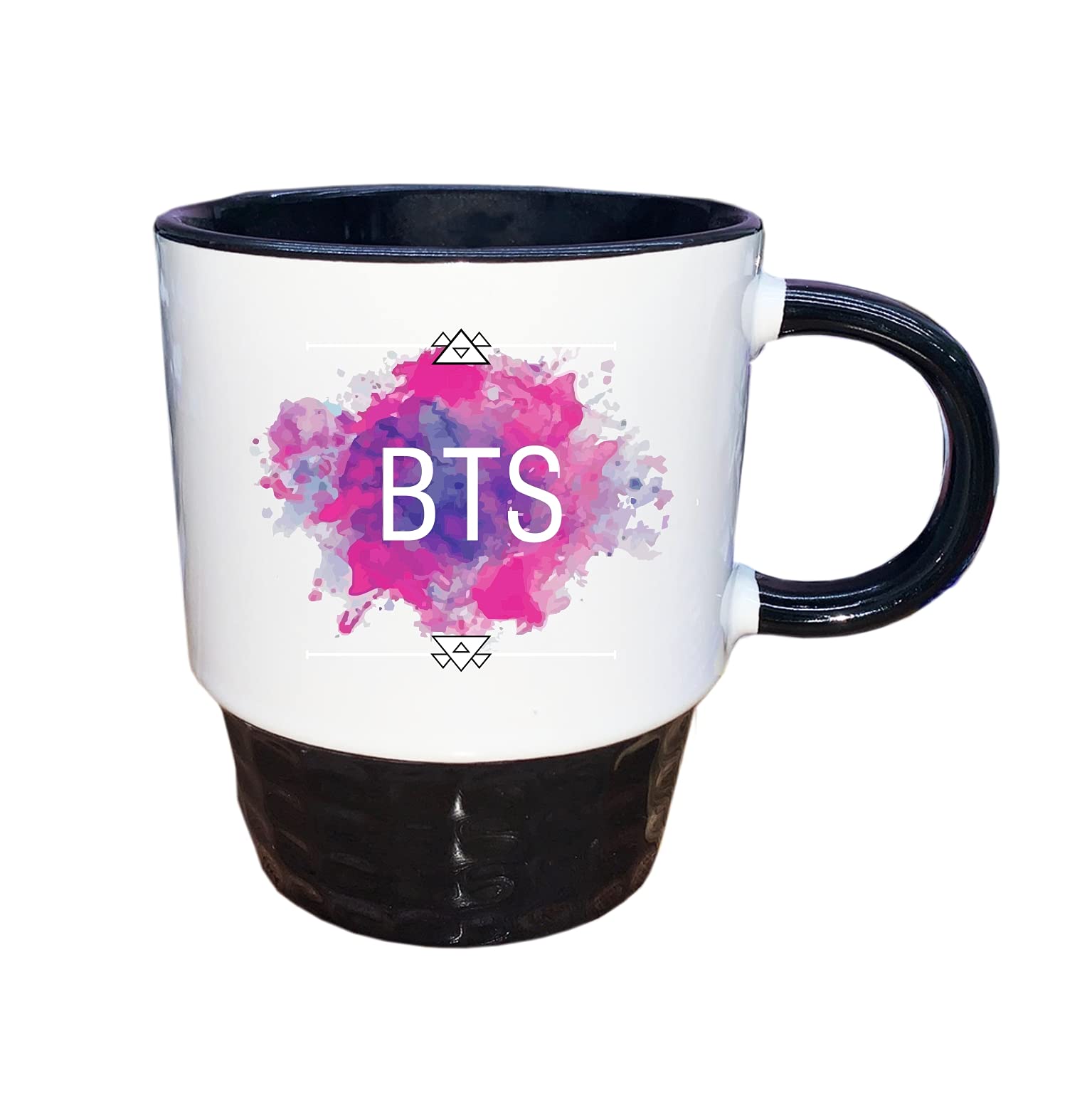 MCM3 - MGT - BTS Flash Half Tone Black Mug