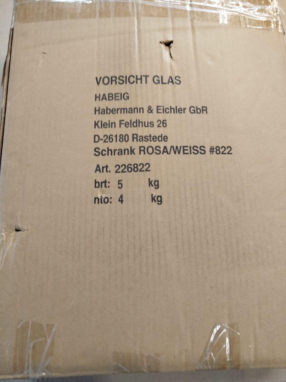 habeig XXL Kinderschrank Kleiderschrank 52 cm hoch Wandschrank Hängeschrank weiß 2 Türen Puppenschrank (Pink/Weiss 822)