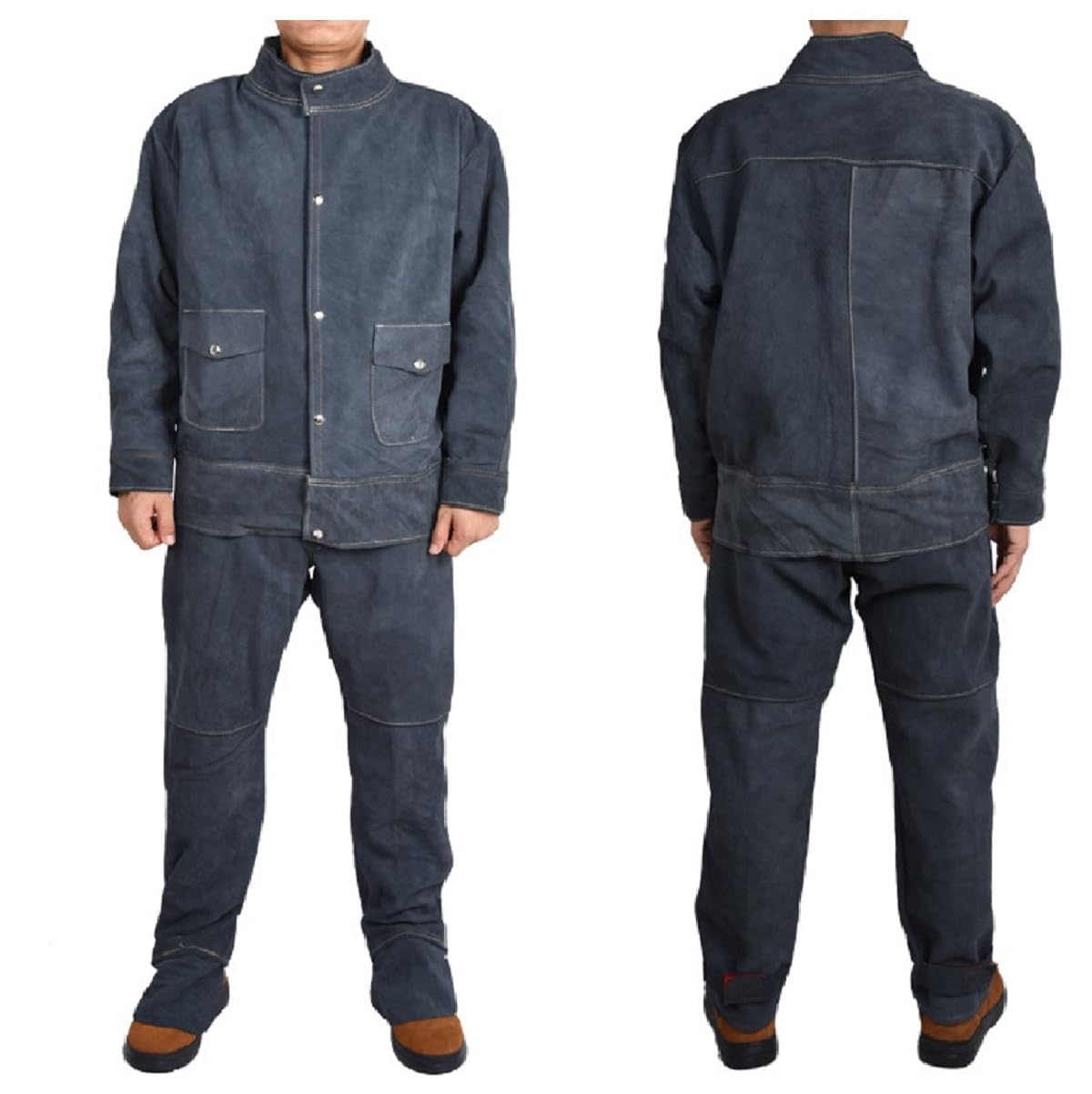 Lavoro Generale Uomini Uniformi Donne Saldatura Tuta Tuta Tuta Officina Meccanica Uniforme Lavoro Abiti Magazzino Vestito,Dark Blue,XXL