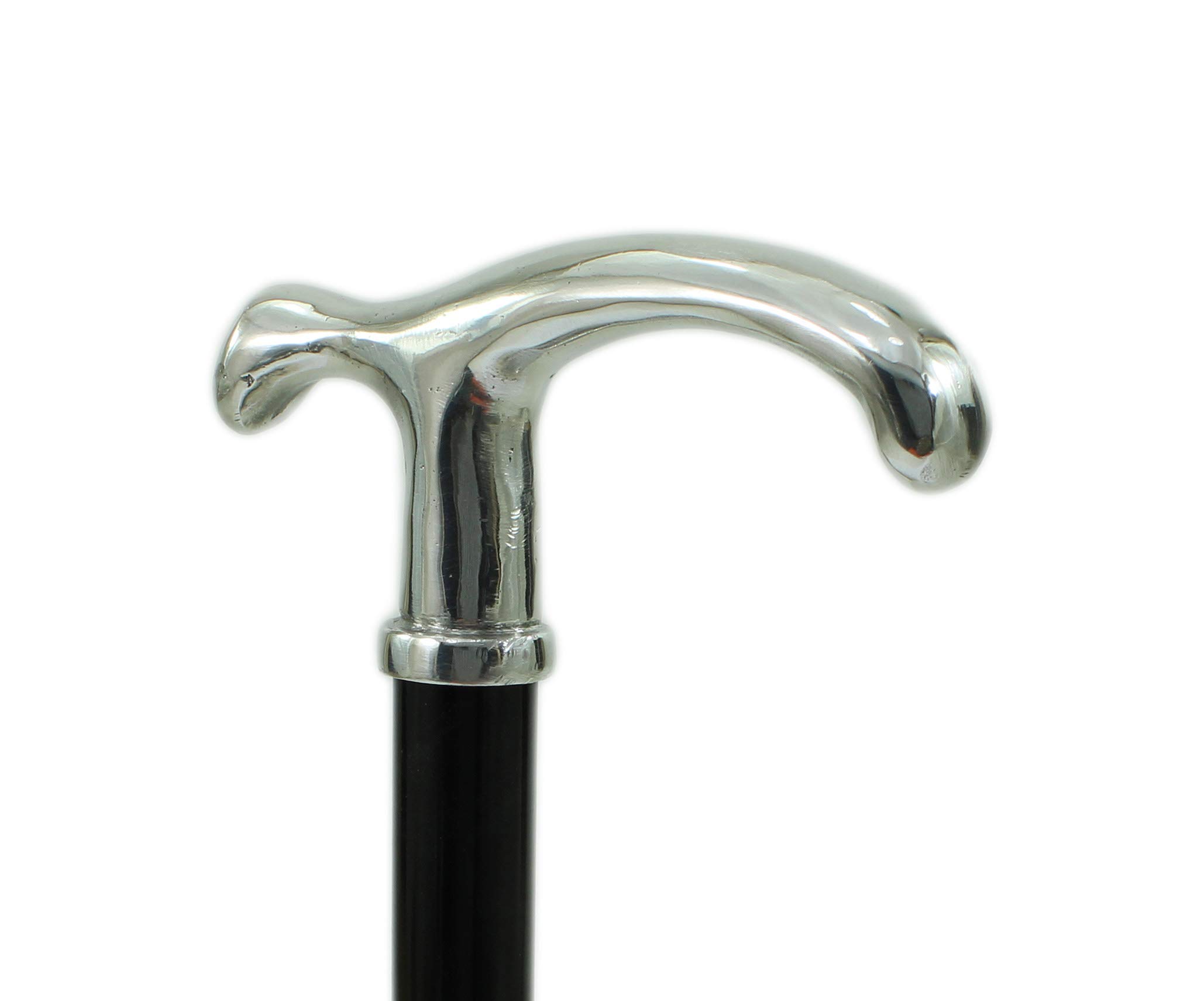 Wooden walking stick for elderly men women elegant sturdy unique handmade in the Cavagnini Italy workshop (INGEGNO)