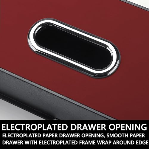 Miniatura 6 de AUCELI Organizador de respaldo de asiento de automóvil con portavasos y caja de pañuelos, caja de almacenamiento colgante para reposacabezas con