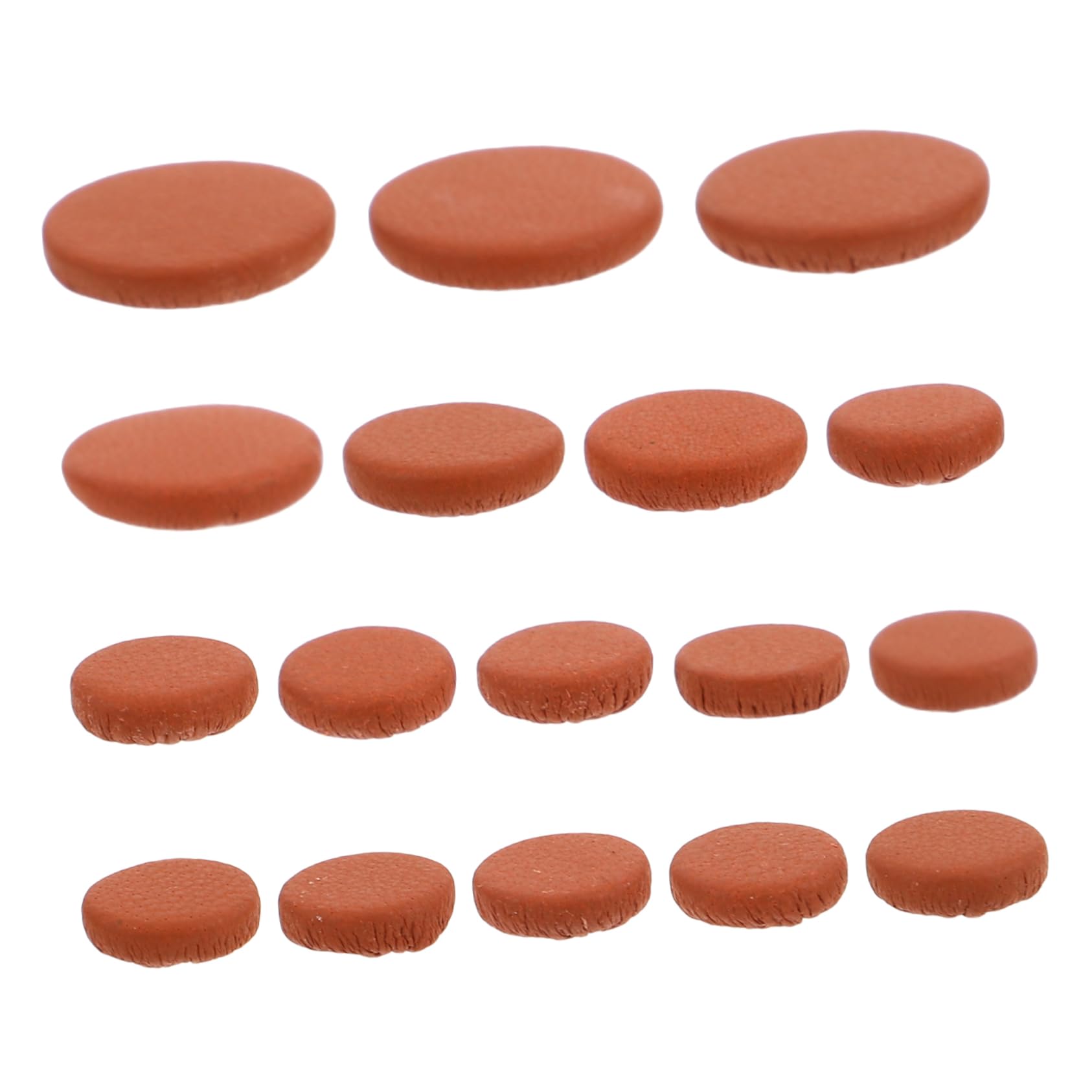 Abaodam Clarinet Replacement Pads 17pcs Kit Reusable Leather Clarinet Parts for Instrument Repair