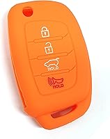 Vista 1 de Funda de silicona plegable para Hyundai Santa Fe Sonata Elantra Azera Tucson (naranja), Naranja