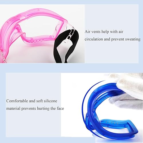 Miniatura 4 de Gafas de seguridad antivaho para niños, gafas de laboratorio para niños, ajustables, compatibles con pistola Nerf