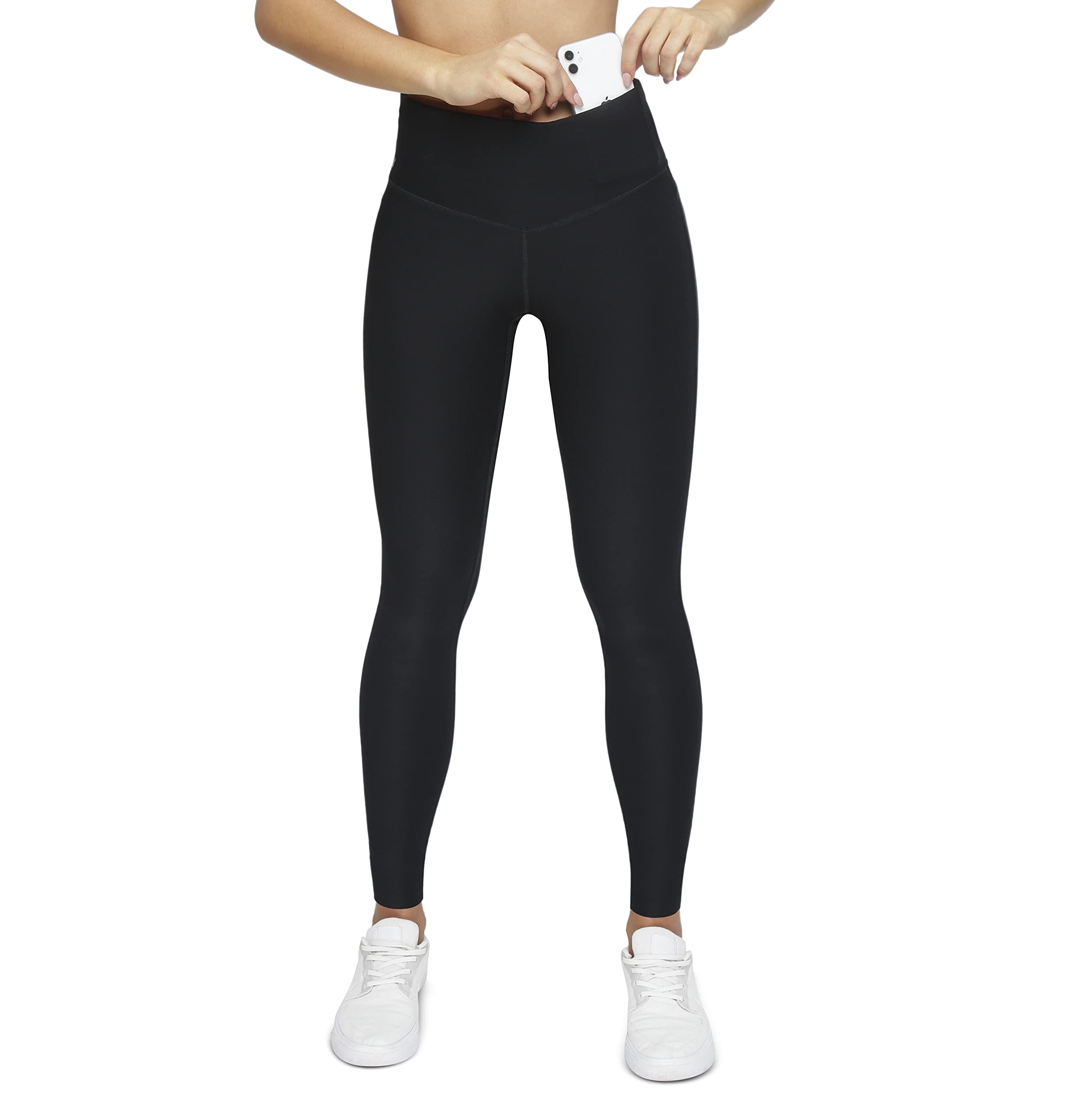 Formbelt® Pantaloni da Corsa e da Yoga da Donna, con Tasca Lungo i Leggings Elasticizzati e Aderenti Dove Mettere Lo Smartphone, l'iPhone, Il Cellulare e Le Chiavi