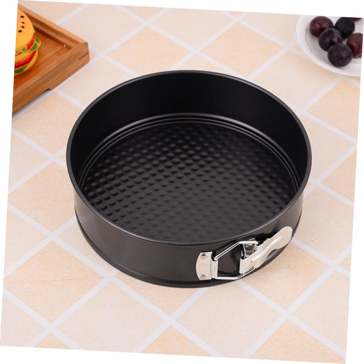 6 Piezas Moldes Redondos para Pasteles con Cierre Antiadherentes Bandejas al con Panal Aptos para Horno y Fácil Limpieza para Fiestas y Bodas