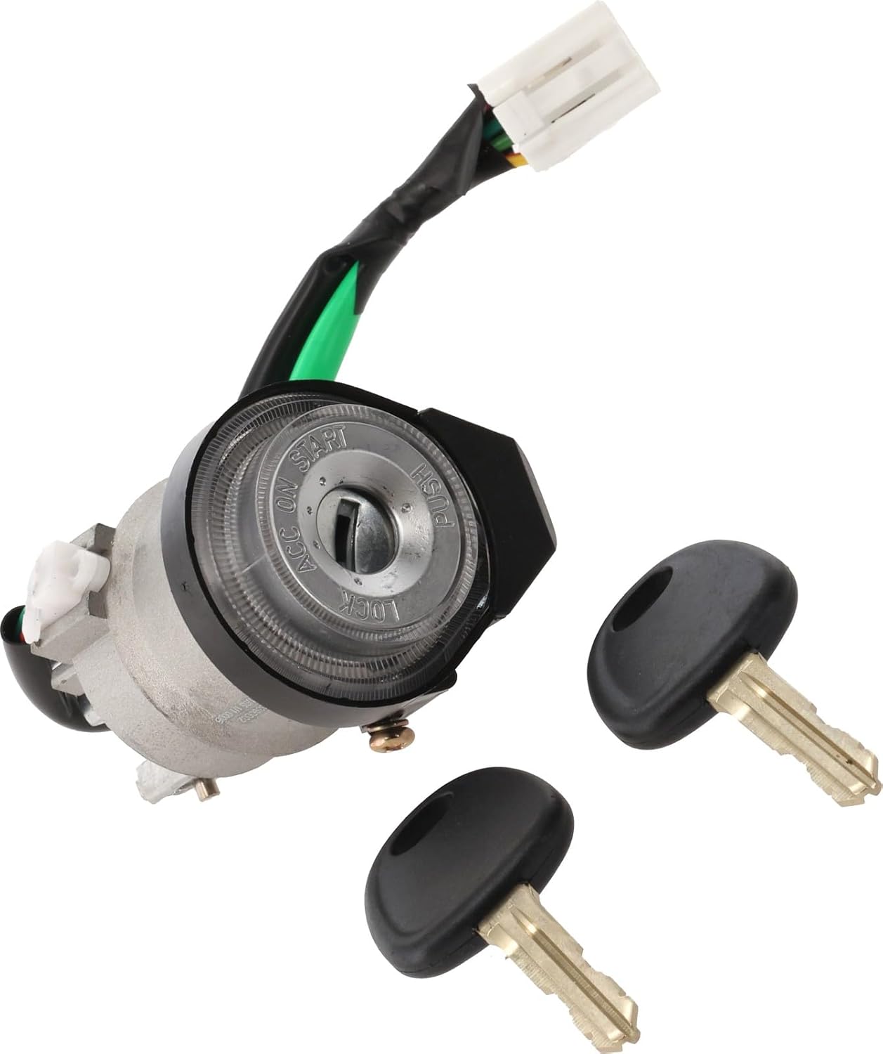 APDTY 177031 Ignition Lock Cylinder - Steering Column Mounting Location, With Keys