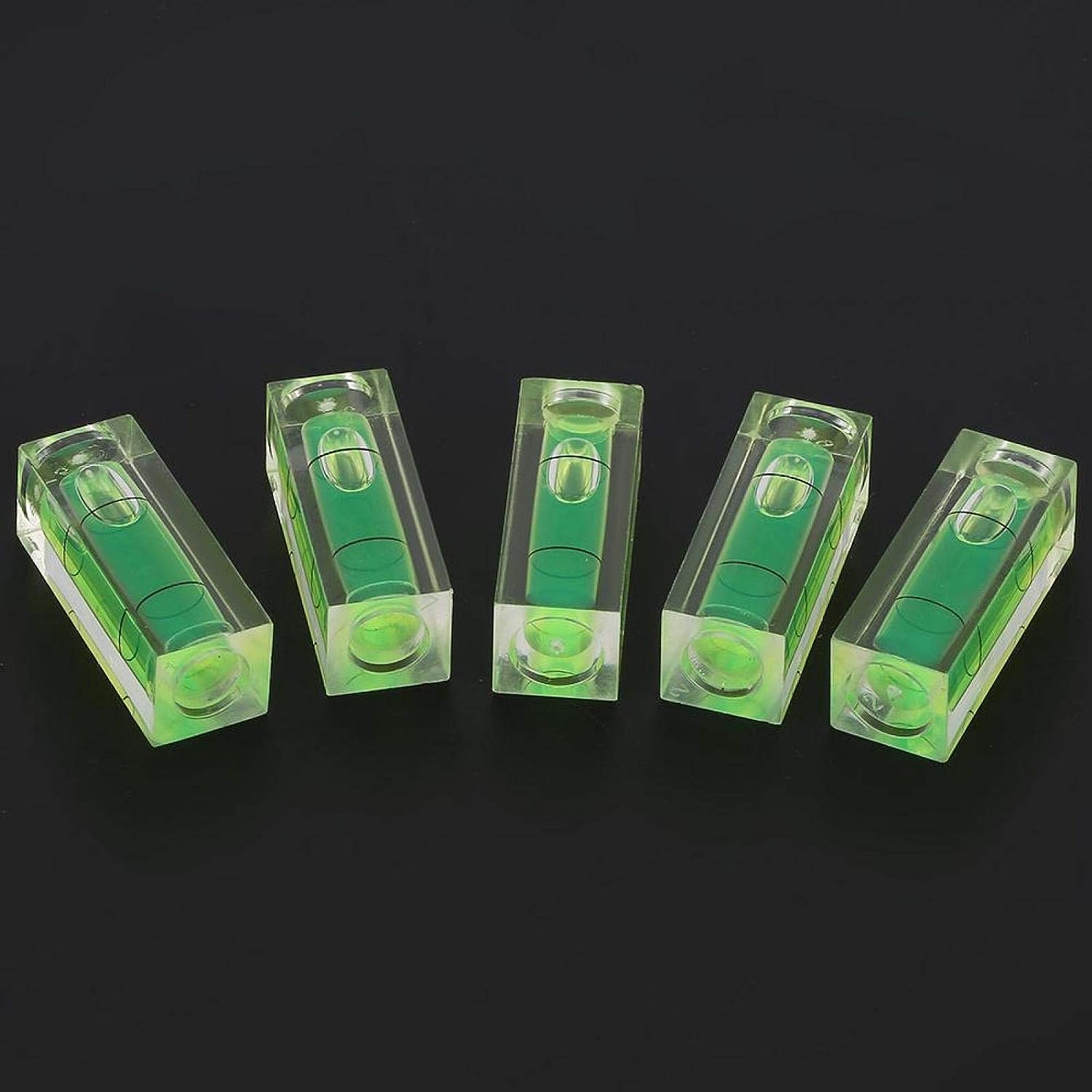 Livella A Bolla In Acrilico 40mm - Confezione Da 3, Colore Verde