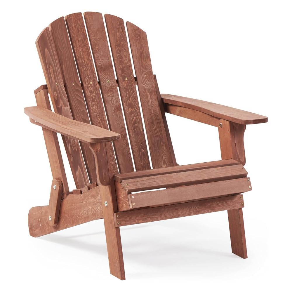 Chaise Adirondack en bois noble pour embellir votre terrasse et jardin