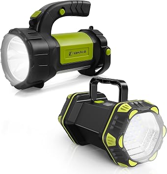 AlpsWolf Flashlights Rechargeable, LED Camping Lantern with 800LM, 3600 Capacity Battery Powered, Portable Bright Camping Light for Emergency, Outdoor Hiking, Power Outages