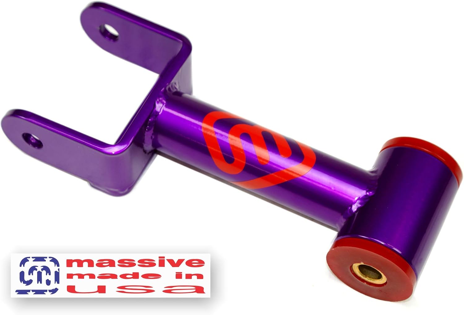 PURPLE LIMITED- Made in USA- RED- COMPETITION SERIES- Rear Upper Control Arm UCA Lowered Height Compatible with 11-14 Mustang
