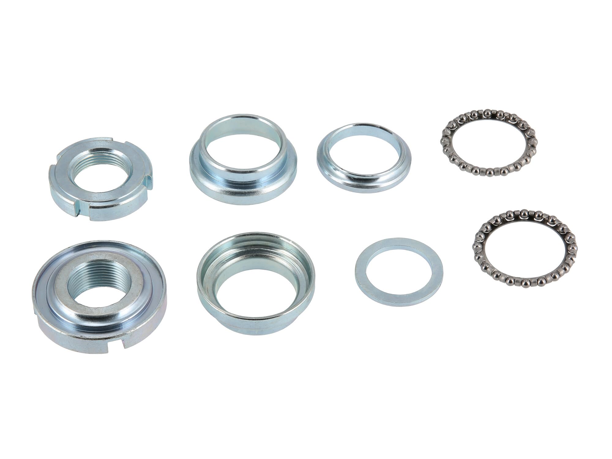 Set: Gabelführung mit Gabelbrücke + Lenkungslager - für Simson S50, S51