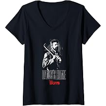 Women's The Boys Daddy's Home Billy Butcher Black & White TV Show V-Neck T-Shirt