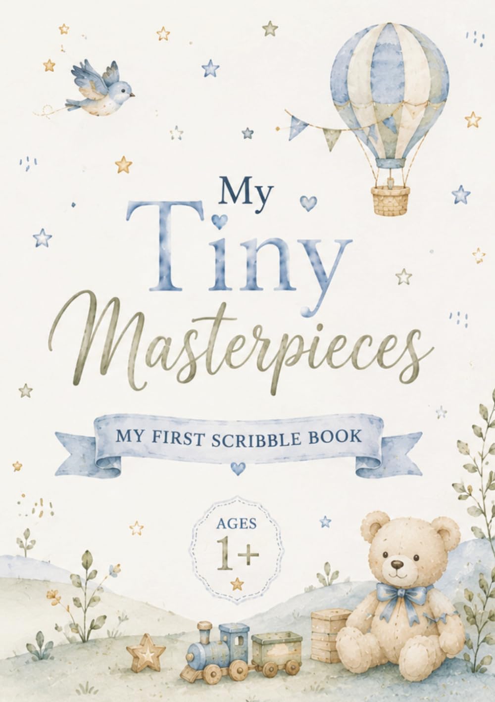 My First Scribble Book for Toddlers Ages 1+: Simple Drawing Pages for Early Learning, Creativity & Fine Motor Skills