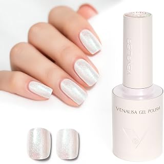VENALISA Mermaid Pink Glitter Gel Nail Polish 1 Pcs 10ML Soak Off Salon Manicure DIY at Home Nail Art For Girls Women