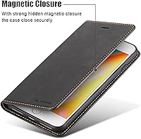 Vista 4 de Forwenw - Funda de piel con tapa para iPhone