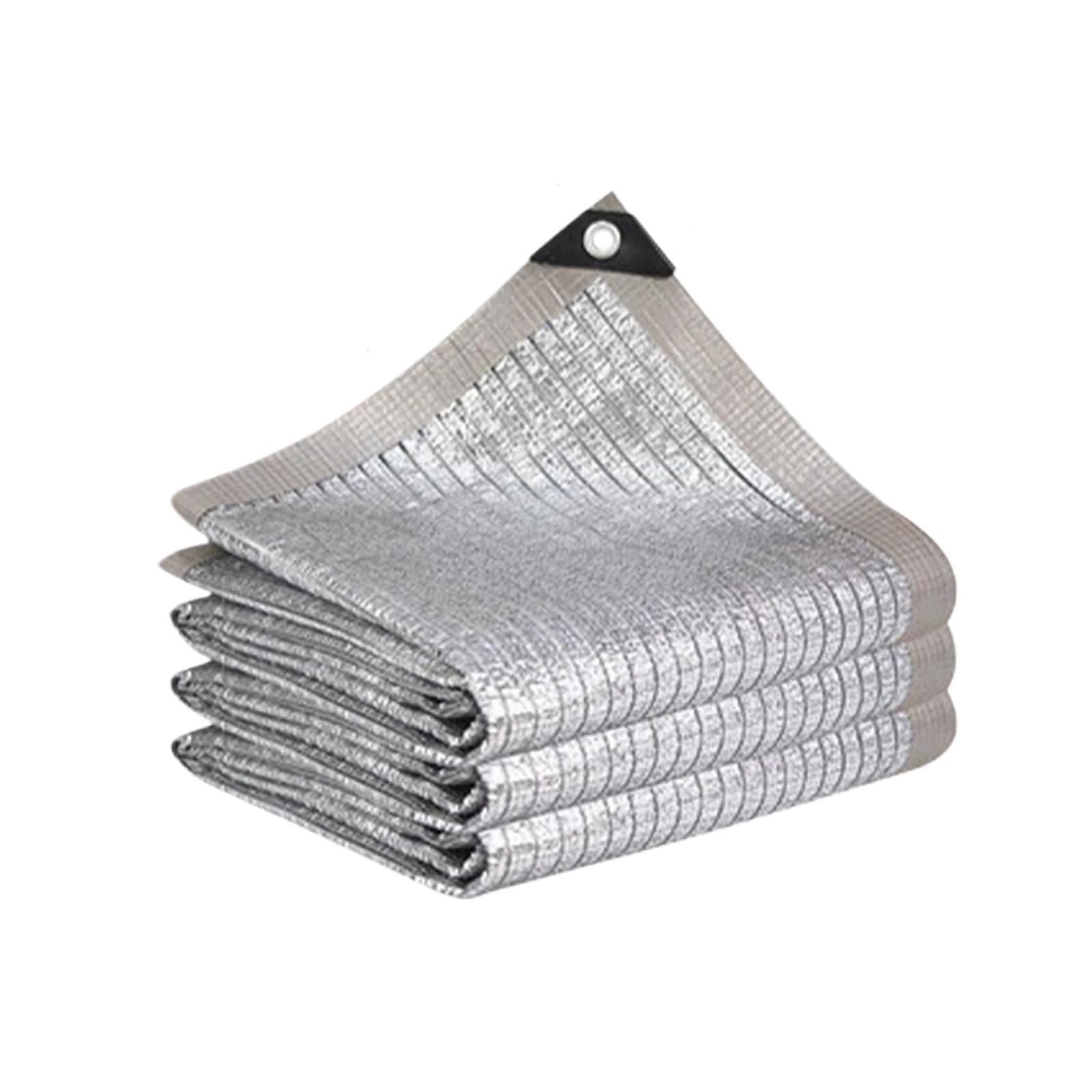 WQPMNYG Aluminum Foil Garden Sunshade Net with UV Protection and Reflective Heat Insulation 2x2M Size