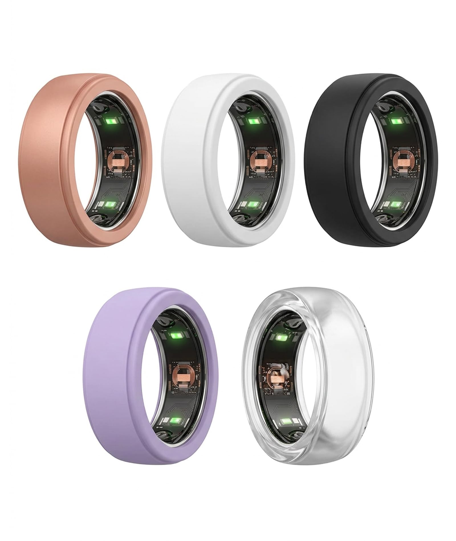 embroidery 5Pcs Smart Ring Cover, Boat Smart Sing for Men, Smart Ring Cover Set, Anti-Scratch Workout Ring Sleeve for Fitness, Gym, and Daily Wear-image-18