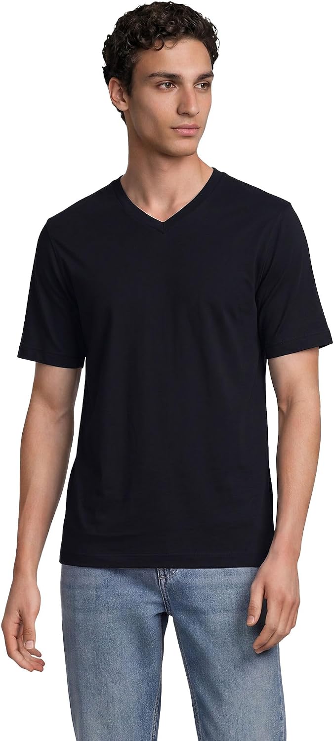 Lands' End Men's Super-T Short Sleeve V-Neck T-Shirt