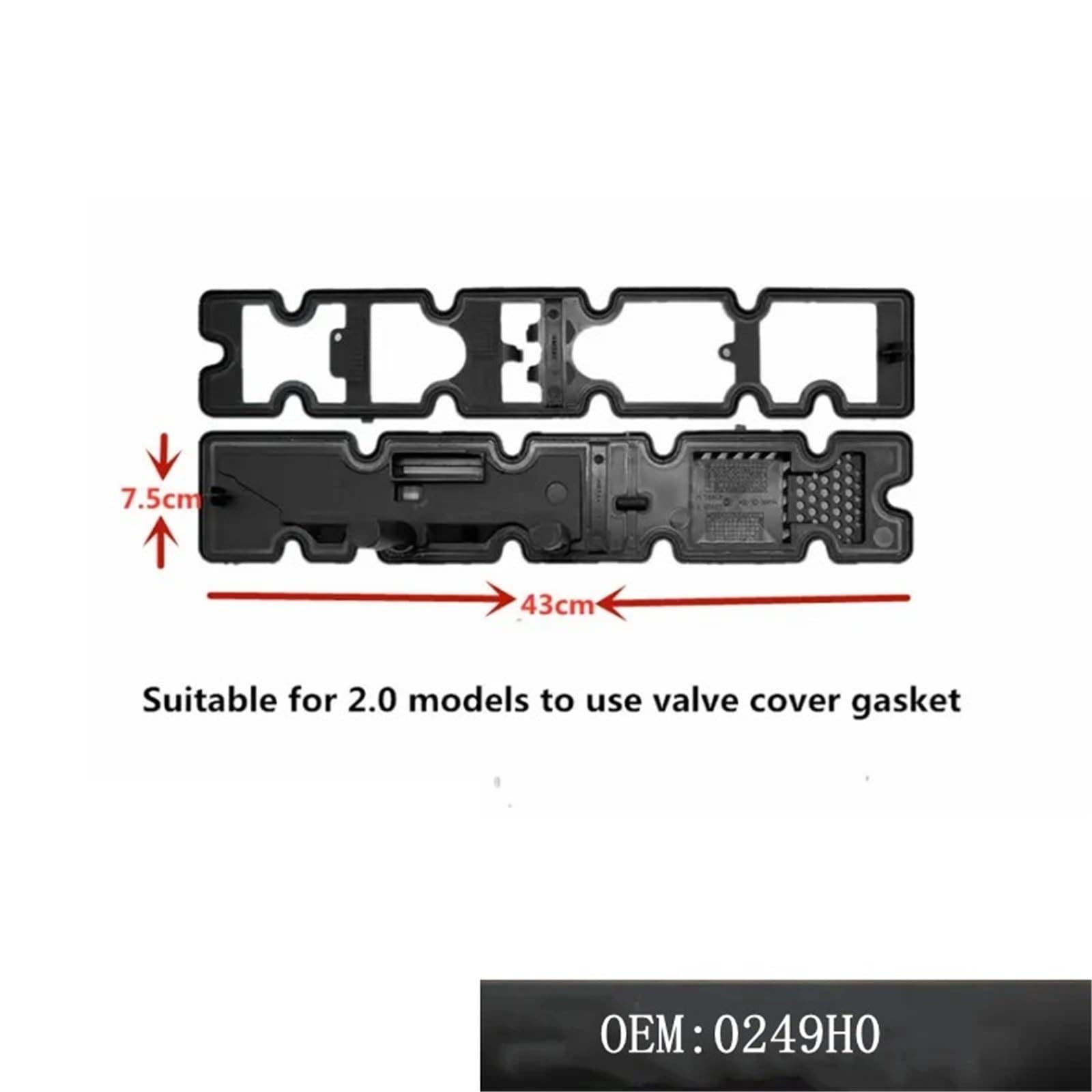 Guarnizione Coppa Olio 0249H0 0249H1 Per Citroen C5 Per Peugeot 307 408 508 2.0 Coperchio della Camera della Valvola Motore Piastra Guarnizione Testata