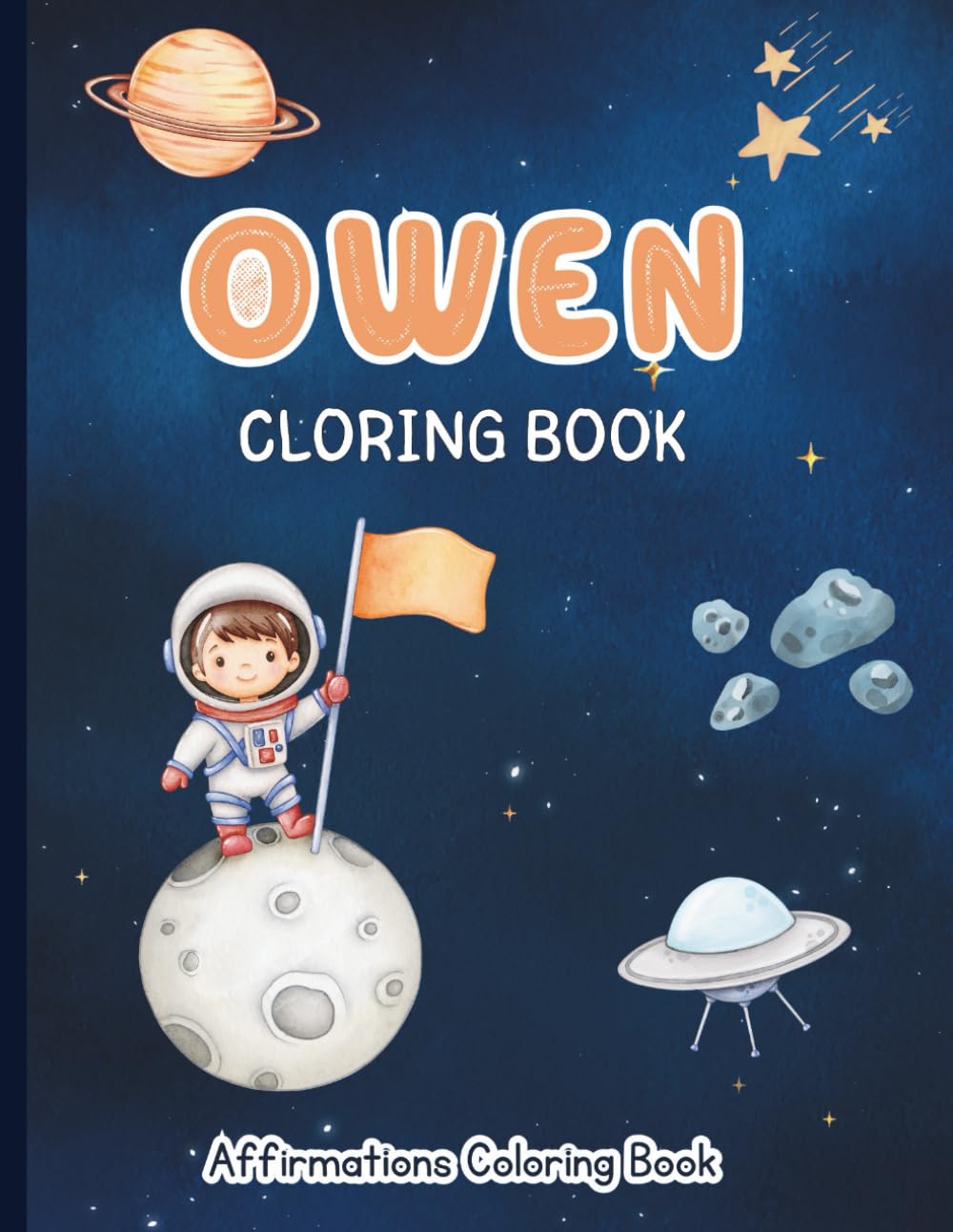 Owen Coloring Book: Affirmations Coloring Book, A Creative Journey of Positive Empowerments