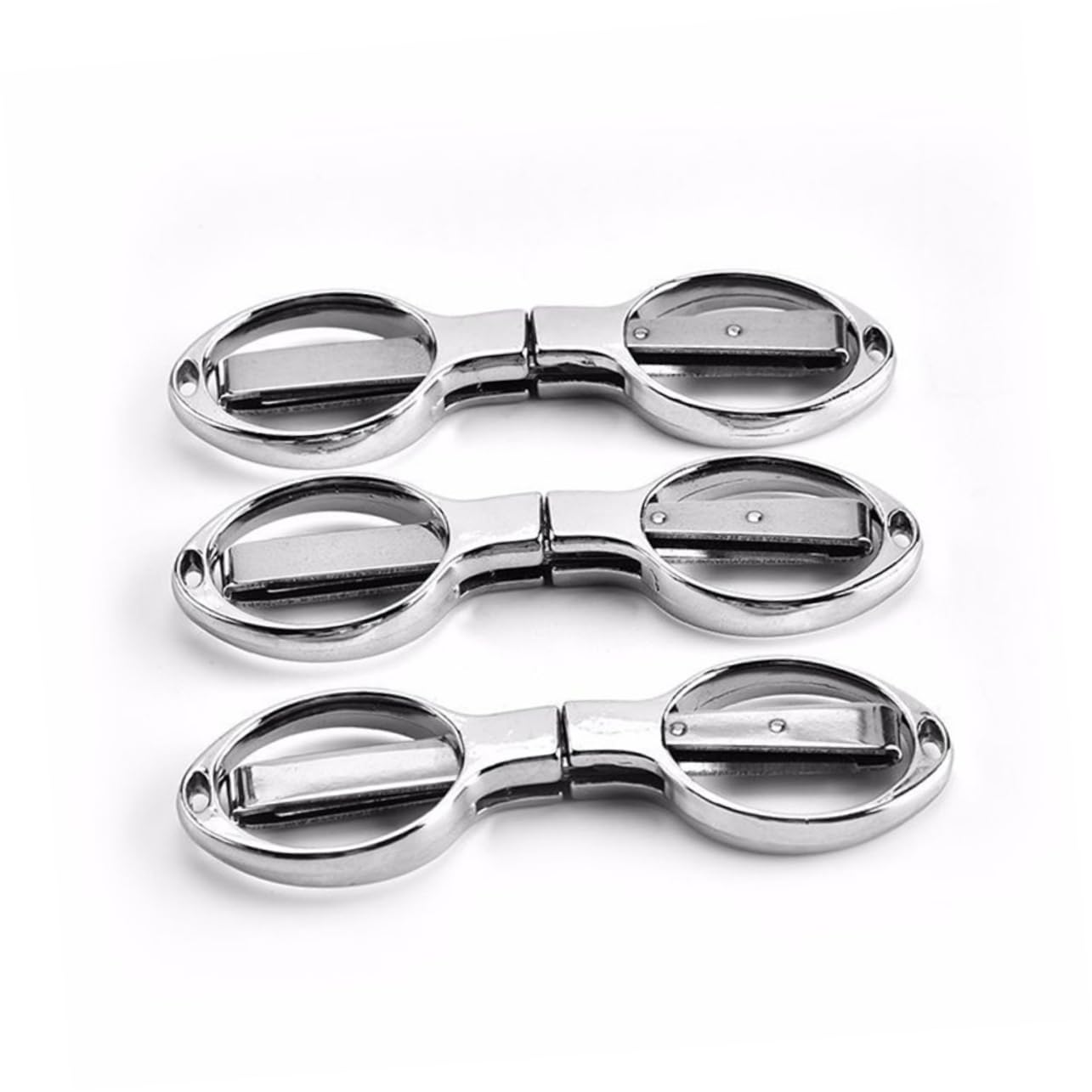 Uonlytech 3 Set Pieghevoli Acciaio Inossidabile Per Pesca Strumenti Pratici E Leggeri Per Attività Outdoor Per Escursionismo E Lavori 3 Pezzi*3