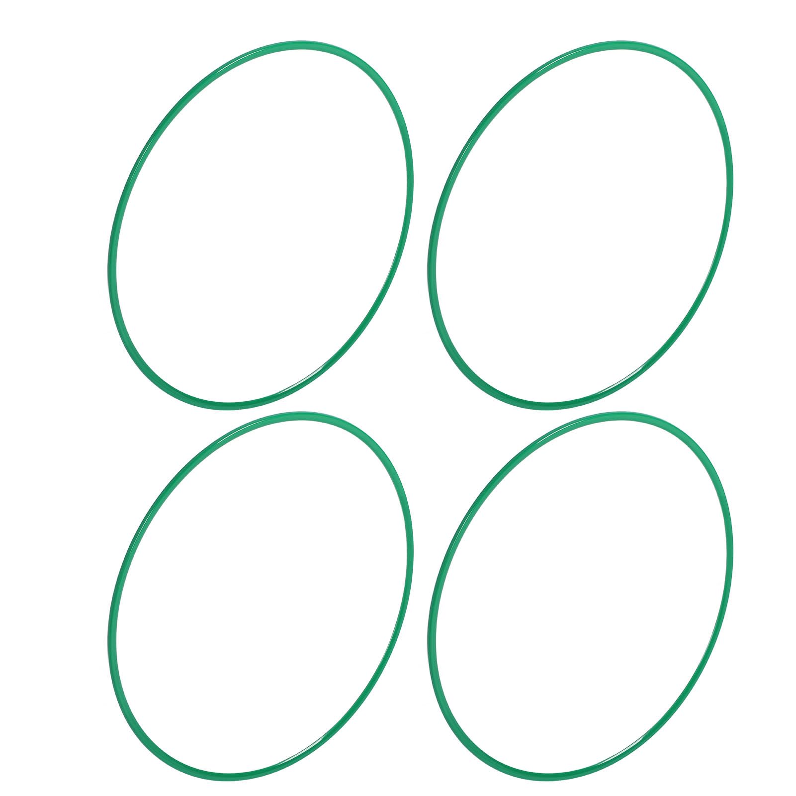 Protecteur de Jante, Protecteur de Roue ABS avec 4 Pièces de Protection de Roue pour Moyeu de Roue de Voiture 19 Pouces (Green)