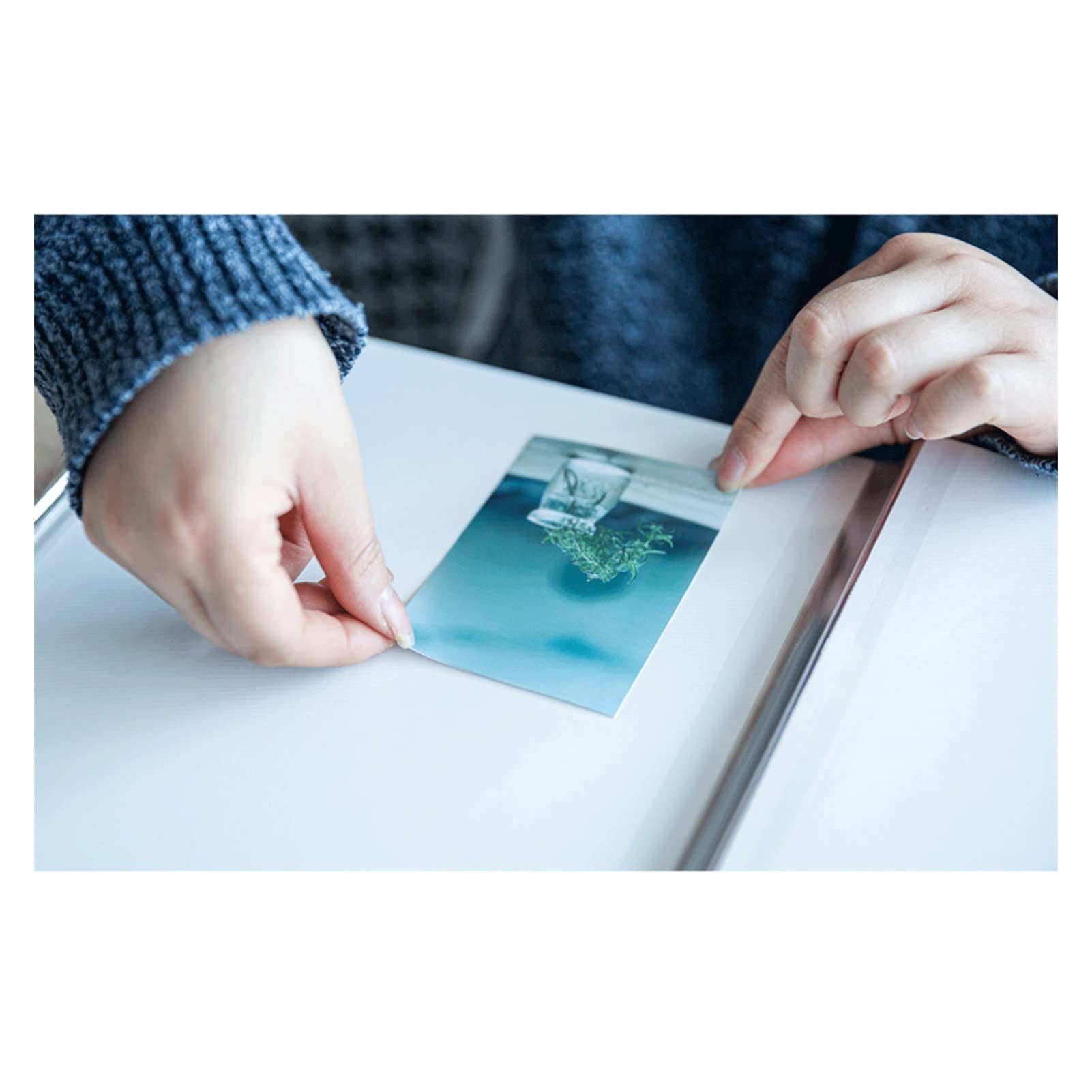 GLigeT Albumy fotograficzne samoprzylepny album fotograficzny dla zakochanych DIY ręcznie robiony album pamiątkowy rodzinny album fotograficzny Album de fotos (kolor: 03, rozmiar: 20 białych
