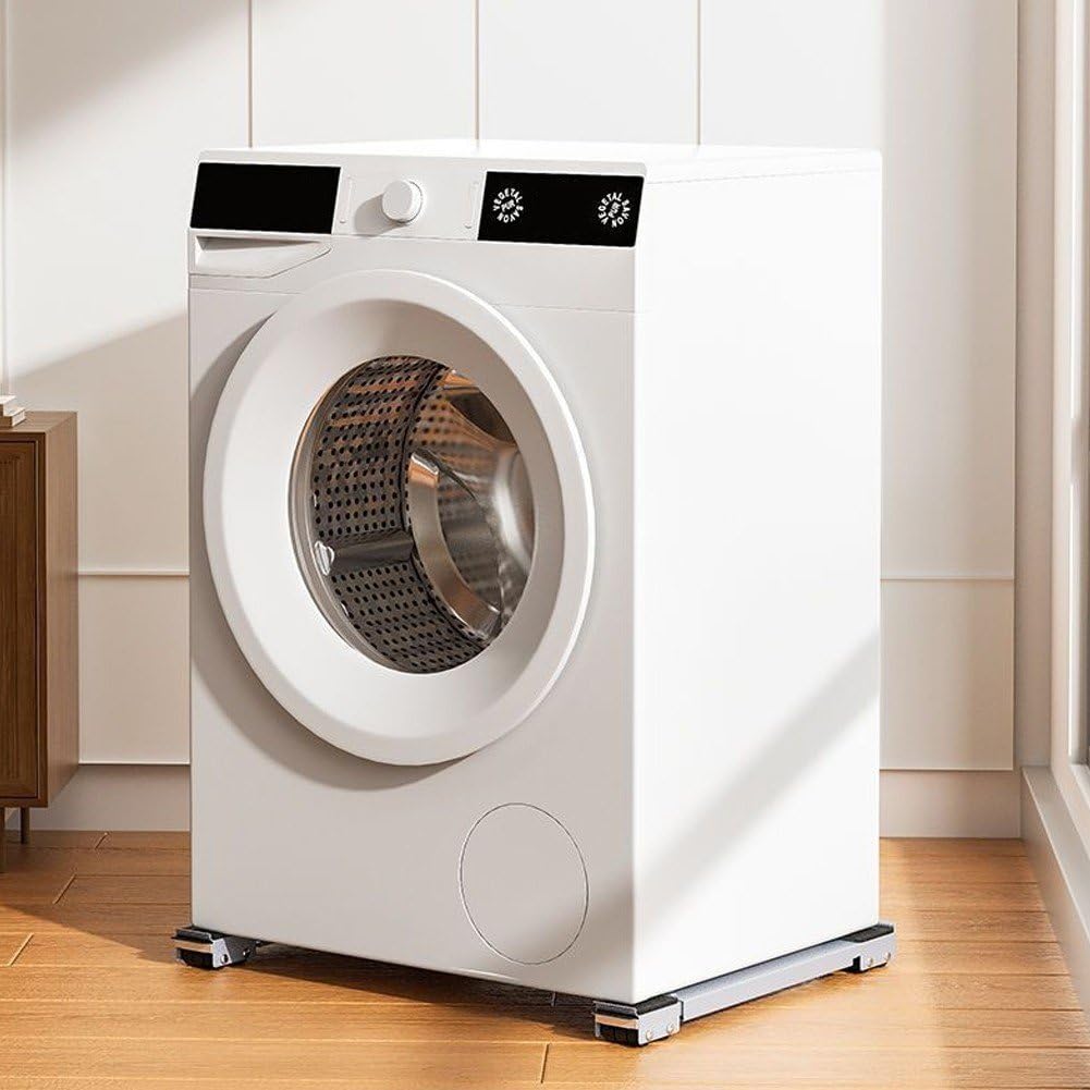 Rulli Per Elettrodomestici Resistenti E Scorrevoli - Ruote Estensibili Per Frigorifero, Carrello Per Lavatrice, Base Mobile Con Ruote Per Lavatrice E Asciugatrice, Frigorifero, Aria Condizionata