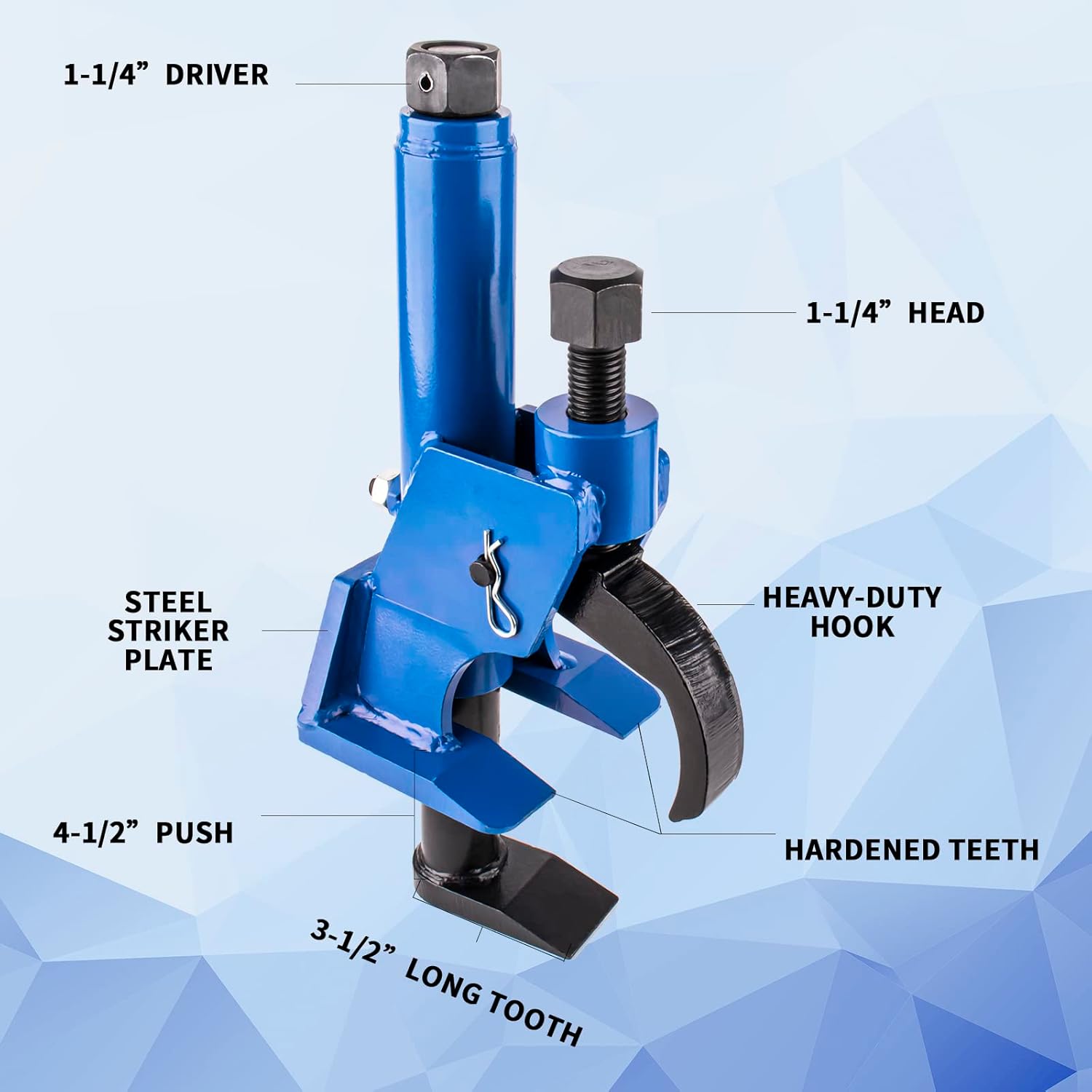 Manual Tire Bead Breaker, Adjustable Tire Repair Kit for ATV Cart Bus Truck 42" Tractors and More