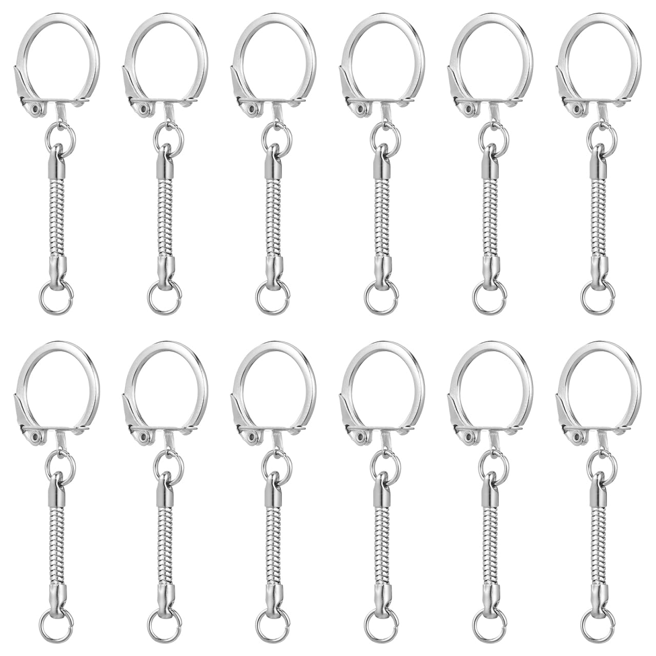 Porte-clés serpent avec fermetures sécurisées pour éviter les pertes