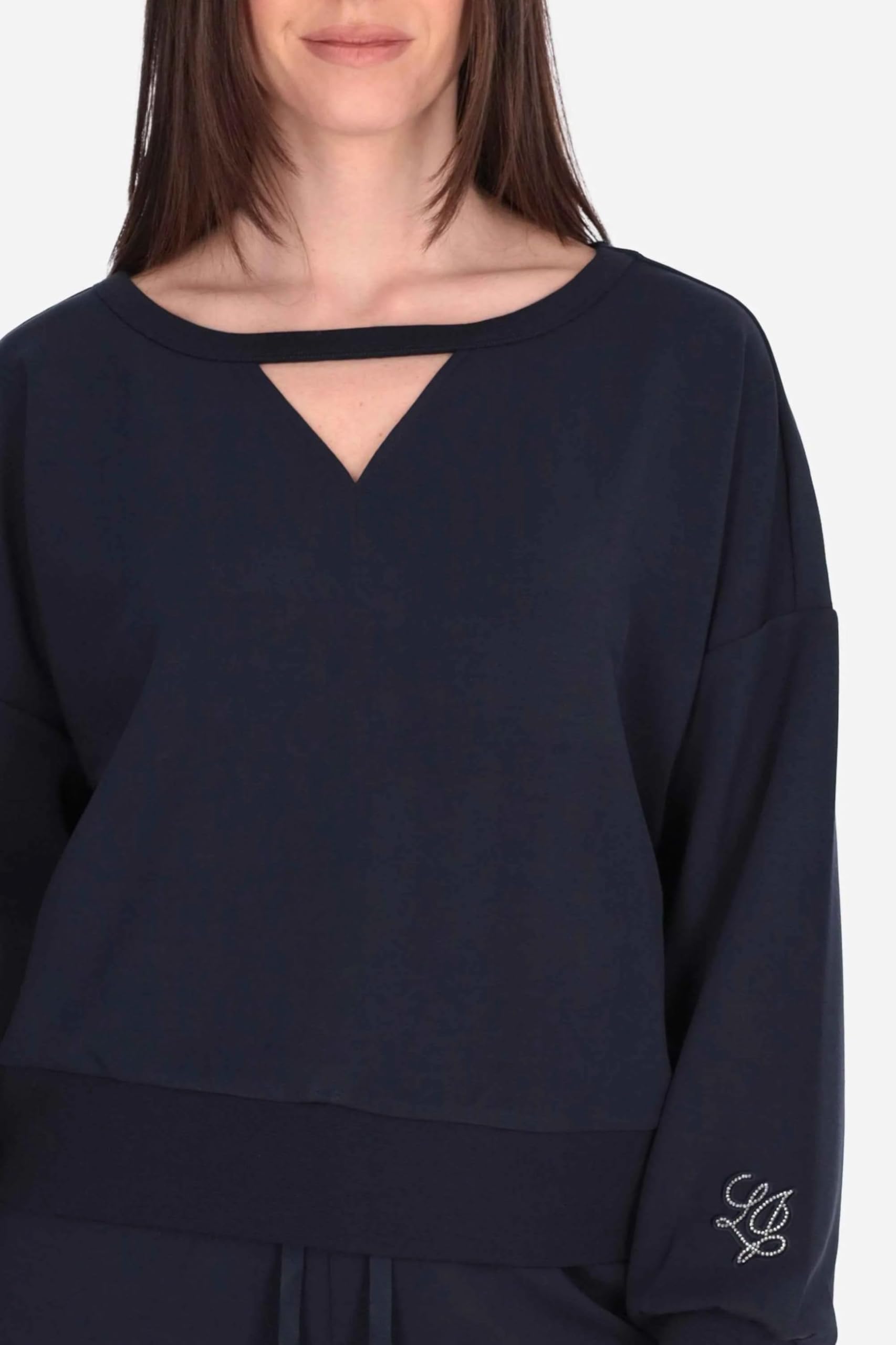 Liu Jo Donna Felpa A Girocollo Modal TA6077JS869