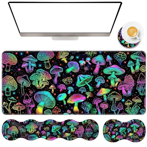 Tapis de souris ergonomique pour soulager les douleurs au poignet avec base antidérapante