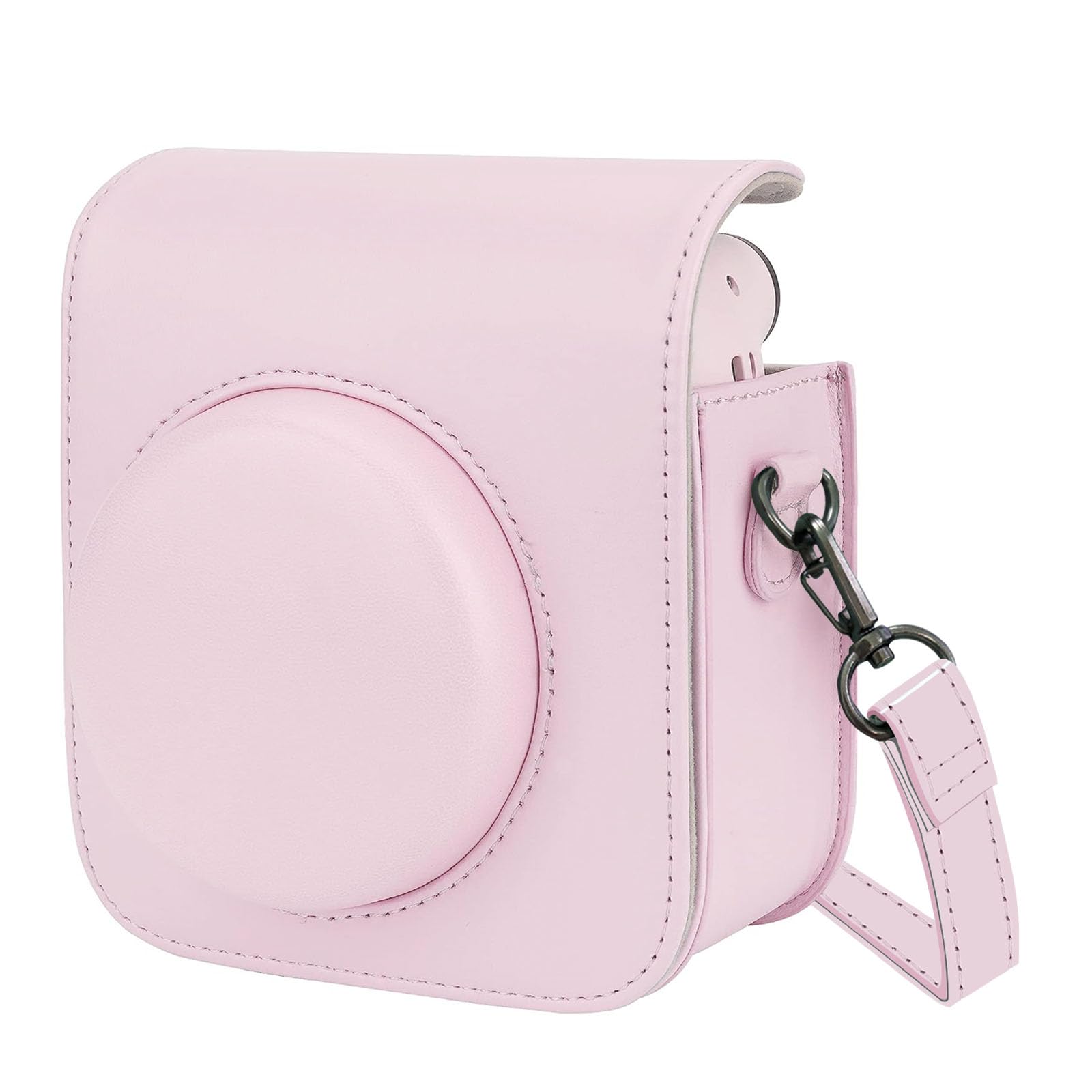 Fujifilm Instax Mini 12 Housse Appareil Photo Instantané Sac de Voyage Rose