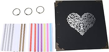 Amazon.co.jp: スクラップブッキングキット、25ページの空白の付箋