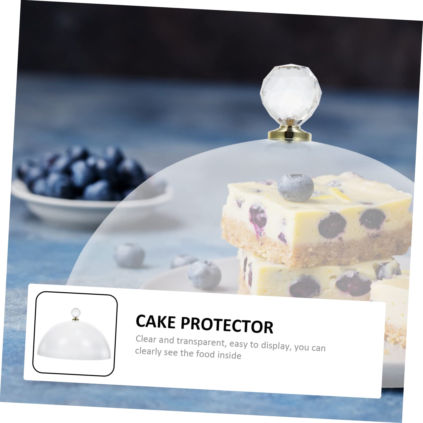DOITOOL 2piezas Cubierta Protectora De Alimentos Transparente para Tartas y Postres Accesorio De Cocina Práctico para Fiestas y Picnics