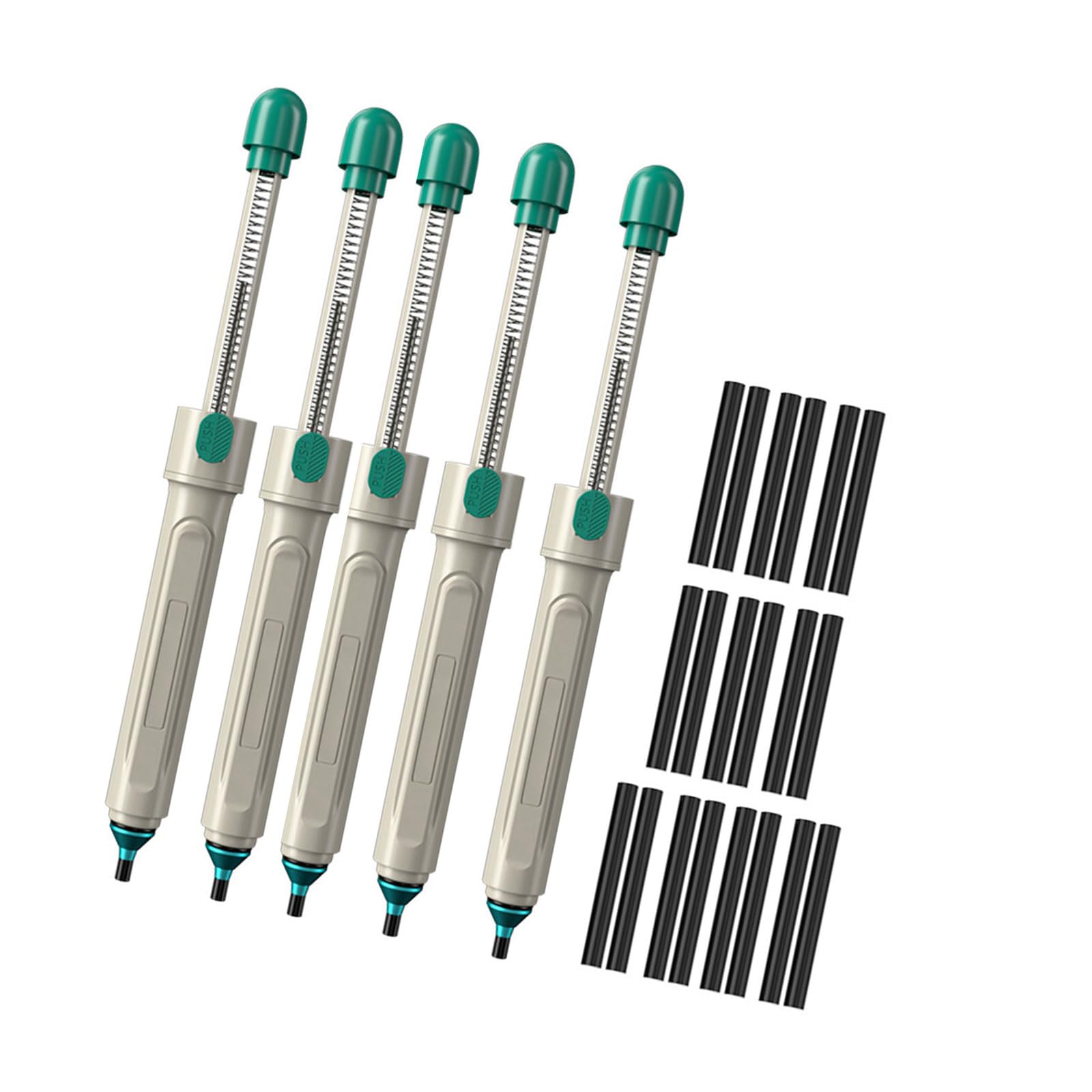 Handheld High Temperature Resistant Manual Desoldering Pumps with Strong Suction for Electronics Repair Soldering Work Efficient Desoldering Device