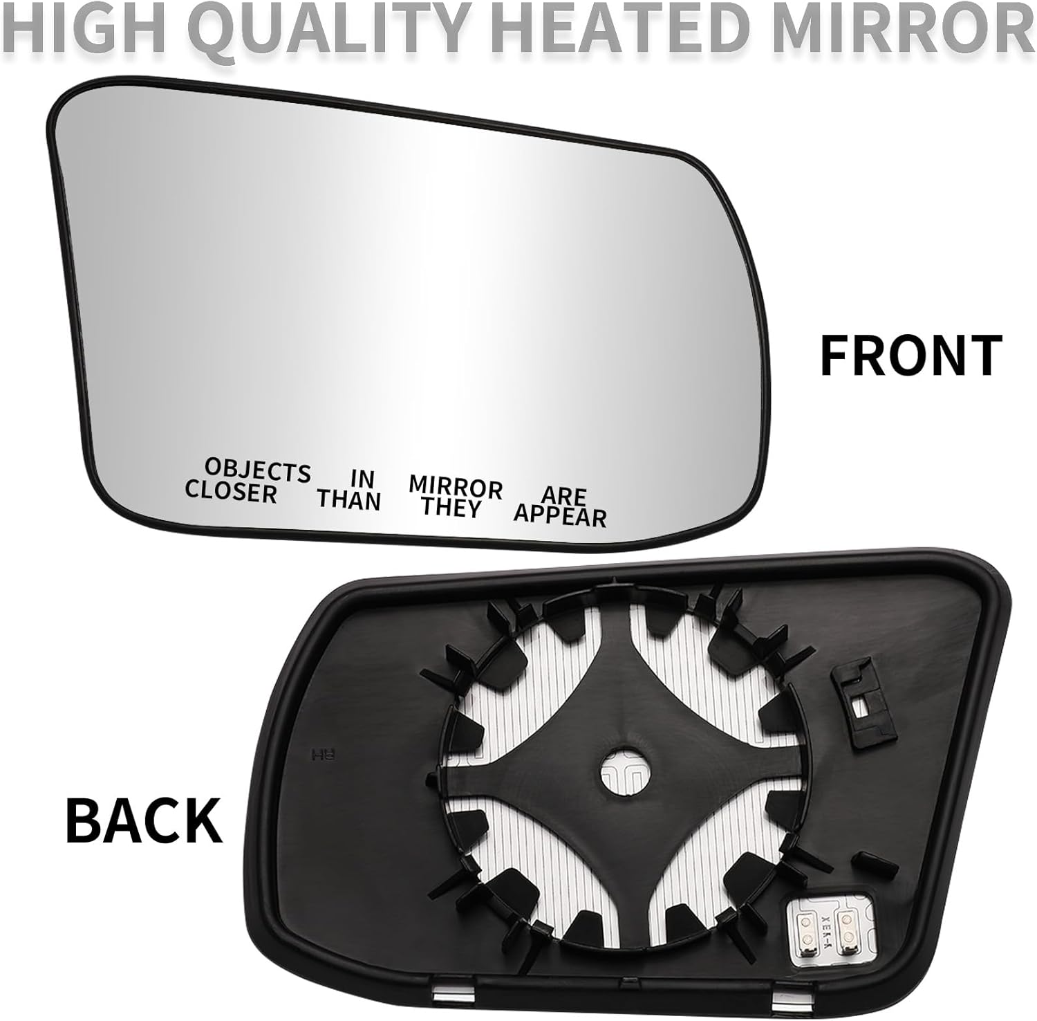 Passenger Side Mirror Replacement for Nissan Altima 2013 2014 2015 2016 2017 2018 Sentra 2013 2014 2015 2016 2017 2018 - Right Side Mirror Glass, Rear View Mirrors Glass with Power Heated