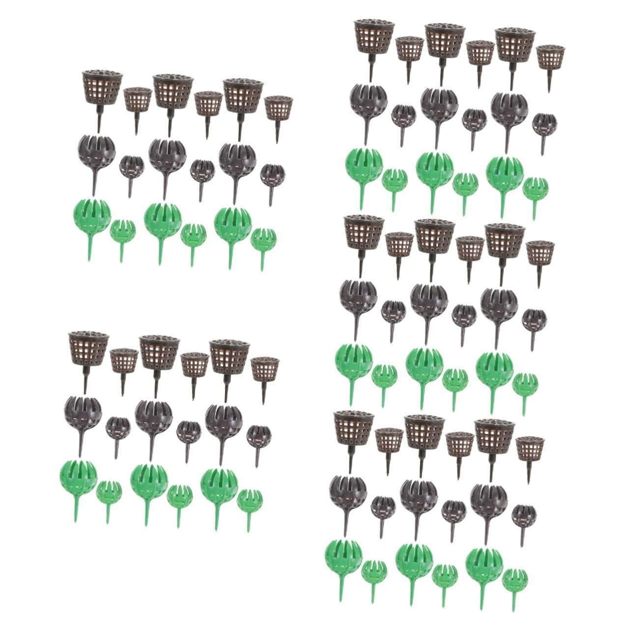 Toyvian 5 Ensembles Boîte À Engrais De Plein Air Gadget De Fertilisation Bonsaï Patrimulation Panier D'engrais Pour Bonsaï Accessoire De Jardinage Engrais De Bonsaï Plastique 30 Pièces * 5