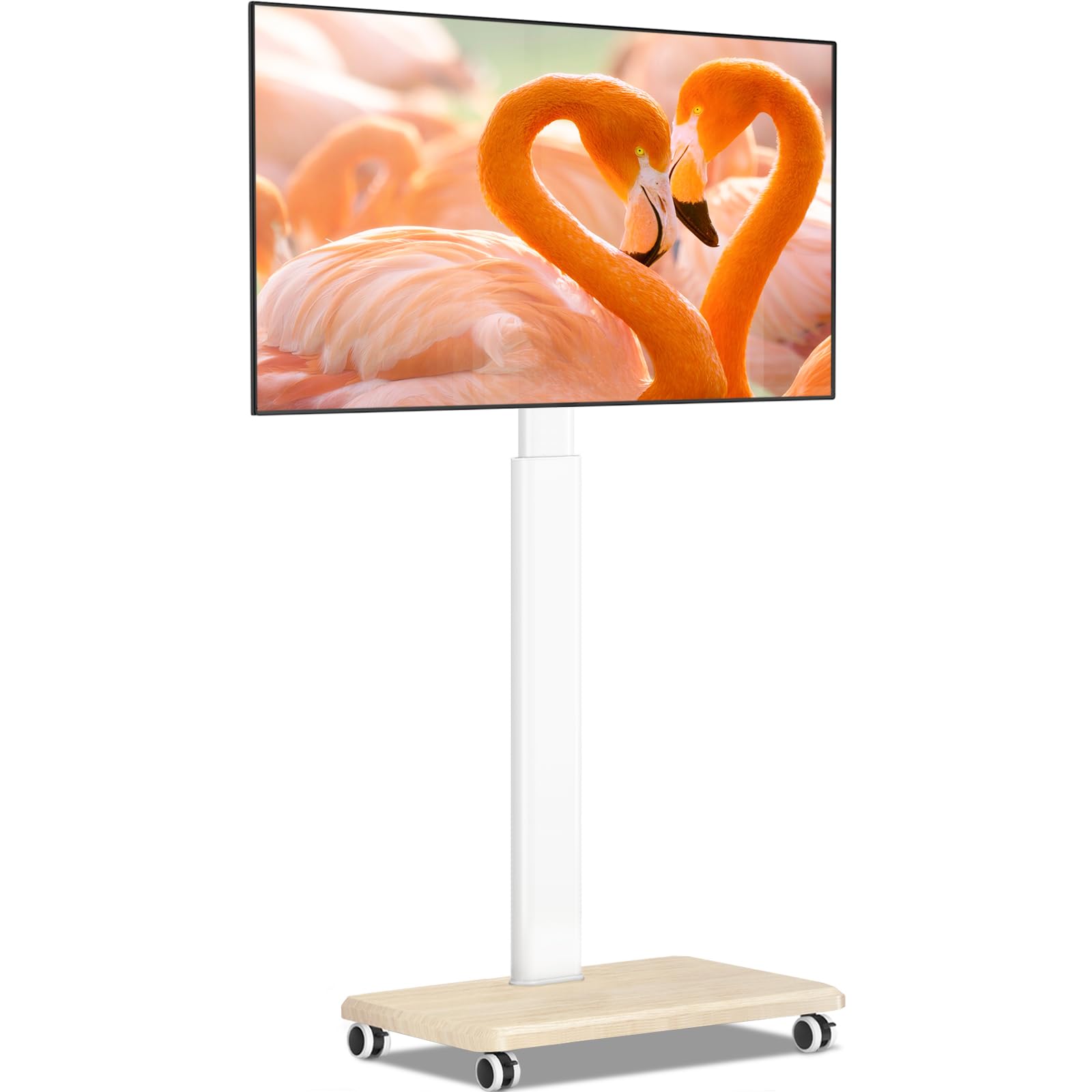 piedistallo tv regolabile peso massimo 40 kg colore bianco