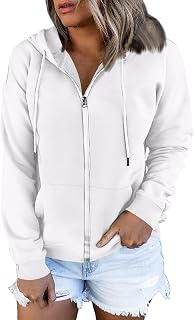 Trendy Queen Womens Half Zip Cropped Hoodies Long Sleeve Fleece Quarter Zip Pullover Sweatshirts Fall Outfits Clothes