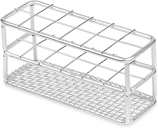 Stainless Steel Test Tube Rack, 16/18mm, 12 Place, Wire Constructed, Karter Scientific 234J5 - Case of 12